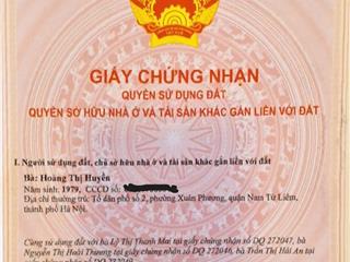 Bán đất thổ cư, mặt tiền 8m, gần hồ 8 sào, minh nghĩa, đại đồng