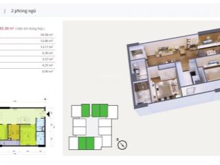 Hot! bán ch tầng 15 căn 2pn 85m2 giá 3ty6. nội thất đẹp