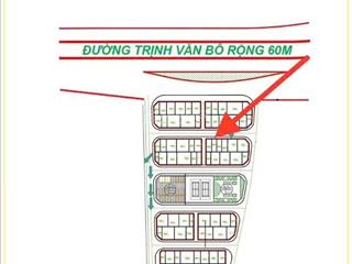 Bán lô đất 53,9m mặt tiền 4,49m hướng bắc gần đường trịnh văn bô và vành đai 3.5 sát nút giao ngã 6