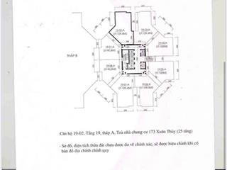 Cần bán chung cư 3 ngủ 173 xuân thuỷ, cầu giấy, hà nội