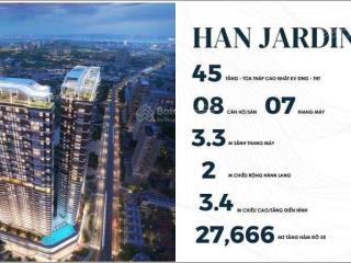 Tổng hợp cho thuê các căn hộ han jardin n01 giá rẻ nhất thị trường, đủ dt từ 103142m2.0906 239 ***