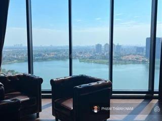 Bán căn duplex 297m2 view hồ tây  heritage west lake 677 lạc long quân, sổ đỏ lâu dài  giá 75 tỷ