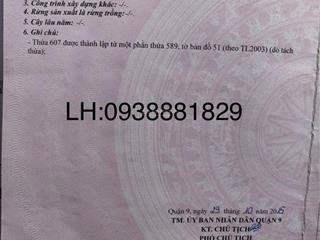 Cần tiền bán rẻ hơn thị trường lô đất hẻm nhựa ô tô, đường 8, p long phước, q 9, thủ đức, hcm