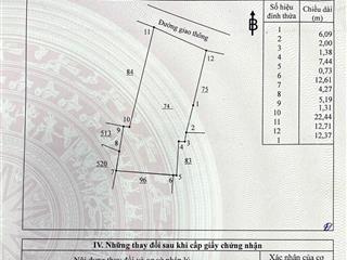 Bán đất tặng nhà vườn p.hiệp hòa, 12.7m x 32m=380.5m2, thổ cư 250m2, sổ riêng, đường xe tải thông