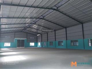 Cho thuê kho  xưởng (như hình 90%) dt 1.100m2 (xưởng + văn phòng + sân) có pccc