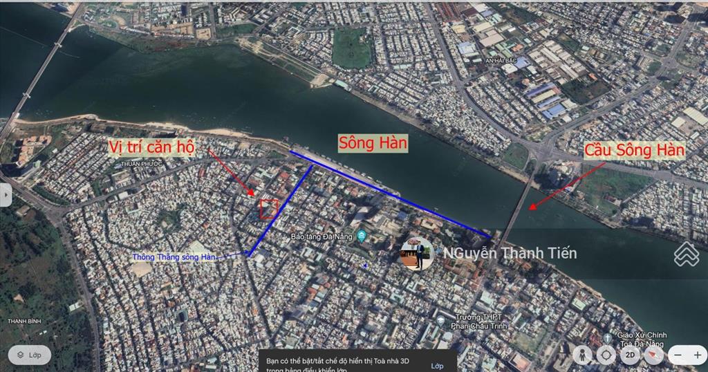 Hot quá  căn hộ 3pn giữa lõi tt đà nẵng, thông thẳng sông hàn  sổ lâu dài dọn vào ở ngay