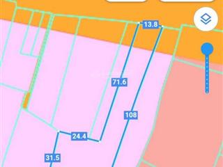 Bán đất 2000m2 phủ hồng, có sẵn 100m thổ cư, mặt tiền quốc lộ 1a (ngang 13,8m) gần chợ hưng nghĩa