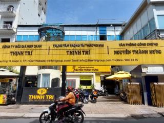 Khuôn đất lớn hiếm thấy mặt tiền trần quang diệu quận 3. dt (21x20m) nhà 2 lầu + hđt 300tr/tháng