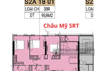 3pn tầng 18  view biển chỉ từ 60.5 triệu/m2  the symphony 0931 199 ***  châu mỹ srt