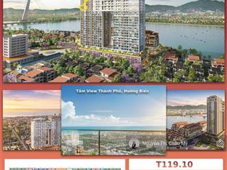 Căn dual key tầng 19  view biển  sông  da nang downtown  thành phố  ms châu mỹ