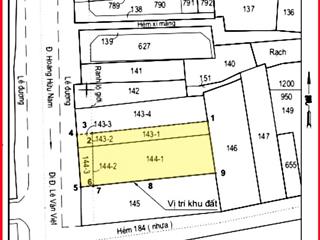 Cần bán 582m2 đất mặt đường hoàng hữu nam, phường tân phú q9.tp. thủ đức