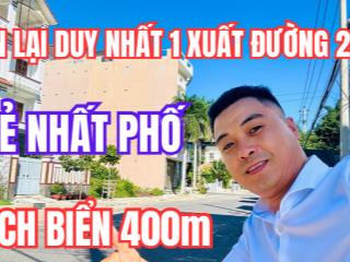 Siêu hot! bán đất mặt tiền đường lý thái tổ  vĩnh hoà  nha trang cách biển chỉ 400m  giá tốt