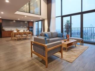 Quỹ căn duplex 2 tầng thông phòng khách mới nhất tại penstudio lạc long quân giá từ 4,1 tỷ/căn