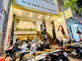 Building cho thuê mt trần quang diệu, hầm 5 tầng thang máy