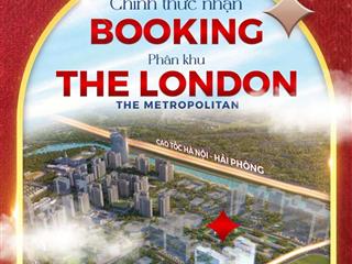 Chính thức kick off the london a/c booking ngay để dc chọn căn đẹp, chiết khấu 7% . l/h 0799 863 ***