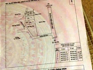 Siêu hời bán đất tại phường sa pả, giá chỉ 1,2 tỷ, 100m2