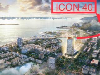 Độc quyền căn 1pn+1 view biển, bến du thuyền dự án icon40, giá 2.3 tỷ, full nội thất liền tường