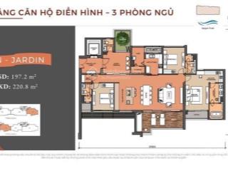 Cho thuê căn hộ define tầng 12!3 phòng ngủ, 4 nhà vệ sinh, diện tích 220,8m2