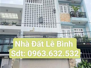 Nhà 4 tầng 54m2 lung linh mặt tiền đường t.a gần ngã 3 lê văn khương  trần thị cờ