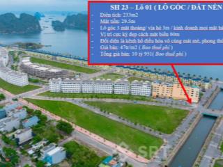 Chính chủ bán nhanh lô đất nền dự án ttp cẩm phả  lô góc  cách biển 80m  sổ đỏ lâu dài, 46tr/m2