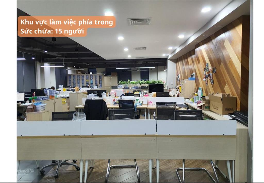 Cho thuê văn phòng điện biên phủ bình thạnh sẵn fitout nội thất. dt 350m2