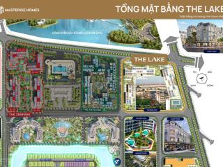 Mở bán đợt đầu tiên chung cư the lakeside của cđt masterise tại kđt vinhomes ocean park