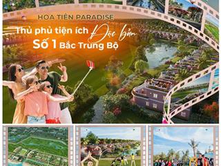 Cơ hội sở hữu căn villa biển sổ lâu dài với giá từ 23tr/m2 tại hoa tiên paradise (htp)