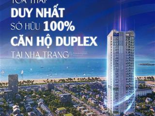 Mở bán căn hộ duplex 100% 29m2 cách biển 500m