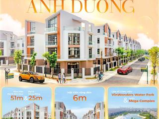 Bán căn shophouse vị trí đẹp giá rẻ nhất đường ánh dương 12 thông với công viên nước