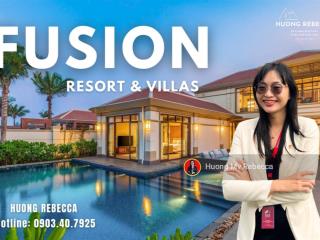 Tin mới bán gấp villa 3 phòng ngủ 857 m2 trực diện biển fusion villas đà nẵng lâu dài chỉ 36 tỷ.