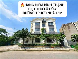 Biệt thự lô góc bình thạnh  đường 16m ngay phạm văn đồng  184m2 4 tầng ngang 10m  nhỉnh 30 tỷ