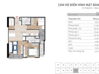 Cần bán nhanh căn hộ  2n2vs, 79m2  đẹp nhất quận thanh xuân