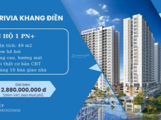 Bán ch 1pn + the privia khang điền bình tân  giá tốt t9/2024, giá 2.880 tỷ (all in bao thuế phí)