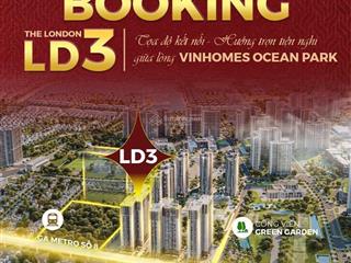 Chính thức nhận booking toà ld3  the london, giảm 7% khách hàng ký sớm, hỗ trợ lãi suất 8 năm