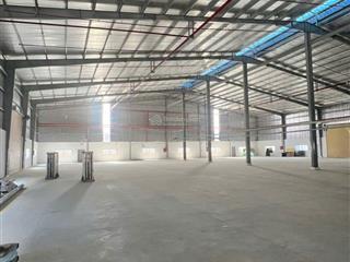 Xưởng mới, pháp lý chuẩn, hoàn công đầy đủ. dt đất 4000m2 dt xưởng 2270m2. giá thuê 62.987,5đ/m2 bc