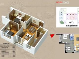 Cho thuê căn hộ tại chung cư helios tower  75 tam trinh