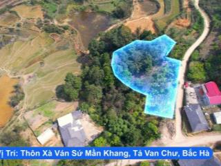 Bán mảnh 1200m2 tại điểm du lịch Tả Van Chư, Bắc Hà, Lào Cai view thung lũng giá 1.X, liên hệ trực tiếp để thương lượng