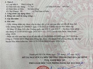 Bán nhà 5x20m trệt 1 lầu đúc thật ngay chợ bắp ngã 3 bầu, đối diện sacombank tô ký vào 1/70m có shr