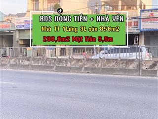 Vị trí đẹp, mặt tiền kd + nhà yến đường quốc lộ 1a phường tân biên 8,6 x 33,5 m 4,5 tầng giá 24 tỷ