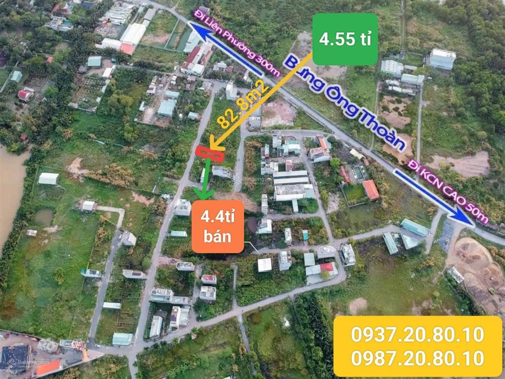 Đất bưng ông thoàn liên phường dt 60,6m2 giá 3.98 tỉ đường nhựa 9 mét 0987 208 ***