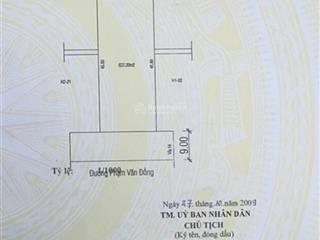 Cho thuê đất mặt tiền đường phạm văn đồng ngang 12m  18m  20m