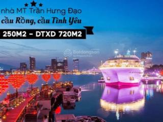 Bán đất 2 mặt tiền đường trần hưng đạo sát cầu rồng view sông hàn