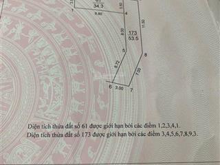 Tìm đâu ra lô đất cực đẹp 34,3m mt 3,50 lô góc giá cực kỳ hợp lý tại thời điểm nhanh tay 1tỷ730tr