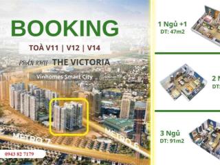 Nhận booking ngay ch 1pn 2pn 3pn dự án the victoria  ck 18%  vay 70% với ls 0% trong 30 tháng