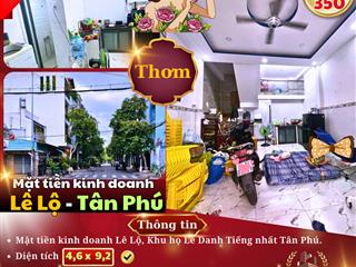 Mặt tiền khu họ lê, vị trí đẹp gần thạch lam, 3 tầng, 73m2 dtsd, chỉ 5,2 tỷ