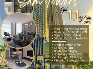 SAM TOWERS – CĂN HỘ CAO CẤP ĐẦU TƯ CHỈ TỪ 1,1 TỶ/CĂN(30%)