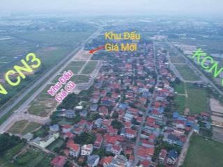 Bán đất đấu giá lk114 hương đình đoài, sóc sơn, 100m, vỉa hè 3m, chỉ 36 triệu/m, gần kcn nội bài