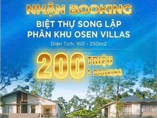 Hot! chính thức booking những căn biệt thự khoáng nóng onsen cuối cùng  ecovillage saigon river