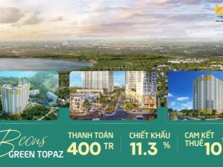 Căn hộ bcons green topaz tầng đẹp view hồ đá giá thật sang tên ngay