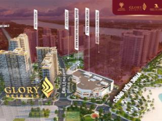 Chủ cần bán gấp căn studio  glory height, tâm điểm vinhomes grand park, view nội khu, 1 tỷ 950 btp